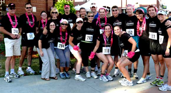 The Loaring Team at Running from Cancer